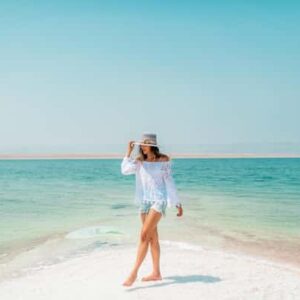 From Amman: Al-Mujib Canyon & Dead Sea Salt Beach Day Trip